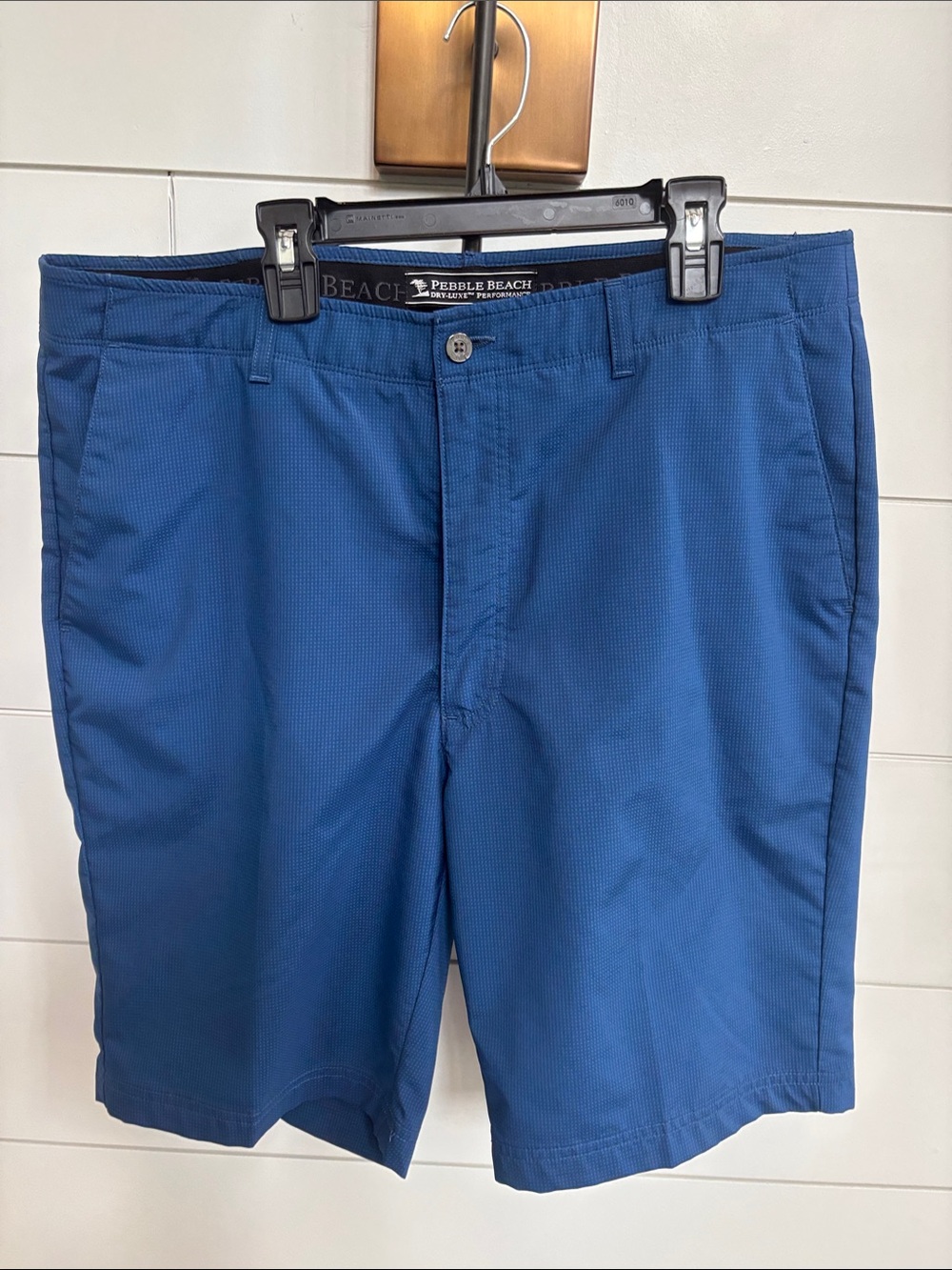 Pebble Beach Men's Royal Blue Flat Front Shorts